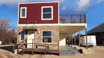 Container home exterior