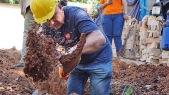 Construimos baños para familias paraguayas