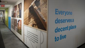 Hallway of Habitat for Humanity International headquarters office