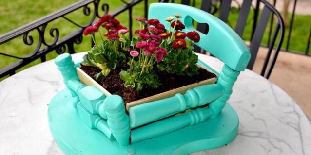 Make a DIY planter from an old wood chair | Habitat ReStore
