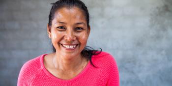 Habitat homeowner portrait