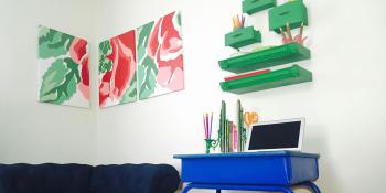 Back to school DIY desk space (Final photo)