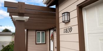 Habitat house in Los Angeles, California