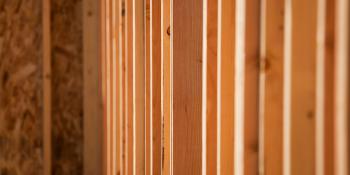 Wood wall studs