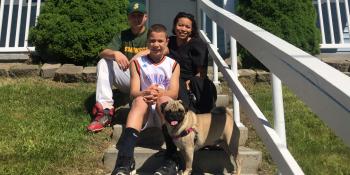 Mandy and her two sons are now living in a healthy home she built with Habitat for Humanity.