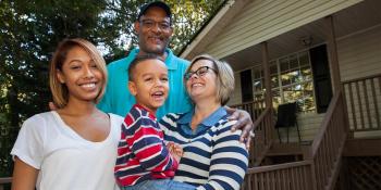 A Habitat homeonwer family in Georgia