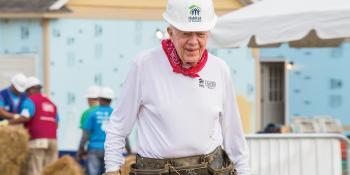 Former U.S. President Jimmy Carter shares the importance of service to others