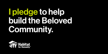 I pledge to help build the Beloved Community.