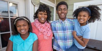 Amanda and her family