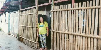 Ernalyn built her home with volunteers during 1999 Carter Work Project in Philippines