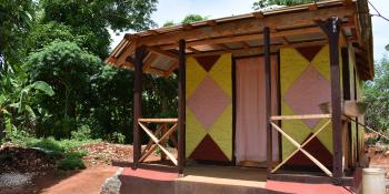 A home built with Habitat Haiti.