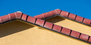 A close-up of a roof.