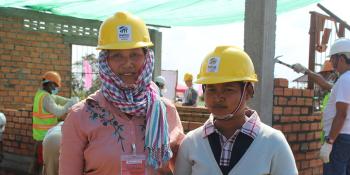 Sophal and her daughter at 2018 Legacy Build in Cambodia