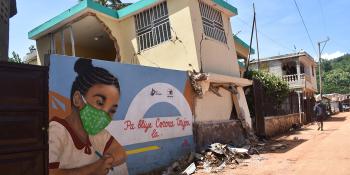 Colaboradores de Hábitat Haití siguen en la zona del terremoto a pesar de las adversidades