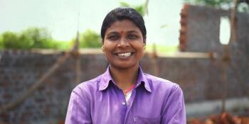 Amrapali started a centering plates business after taking part in Habitat India's Project Nirmanshree