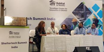 Panel discussion at ShelterTech Summit India, Chennai, July 20, 2023