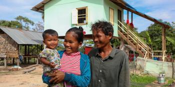 Family from Cambodia 