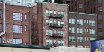 apartment buildings.