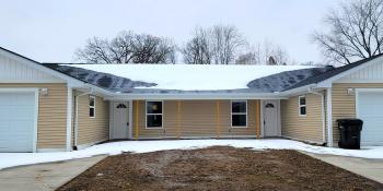 Front of multifamily homes