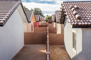 Habitat homes in the Copper Vista neighborhood.