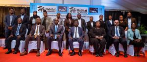 Group photo of the partners at the launch event