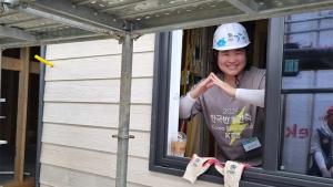 Habitat Korea's long-term supporter Kim Eunjin