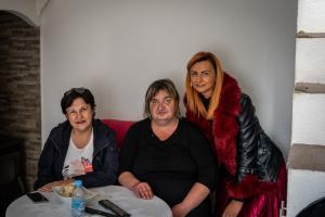 three women in the kitchen