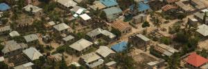 aerial view of residential neighborhood