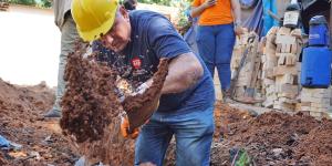 Construimos baños para familias paraguayas