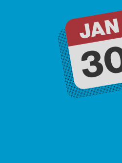 Calendar icon showing January 30.