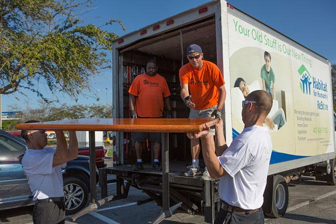 Habitat for Humanity donations from companies (Darden Restaurants)