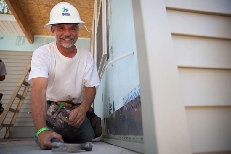 Home Builders Blitz volunteer