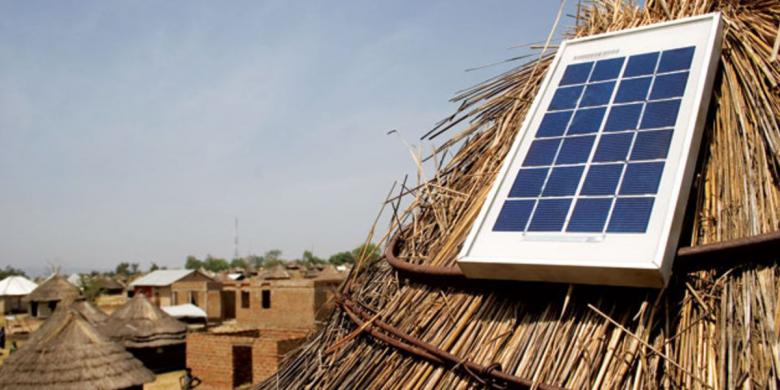 solar panels in Africa