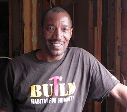 Construction supervisor Bobby Dunn, Keep the site moving, Habitat for Humanity