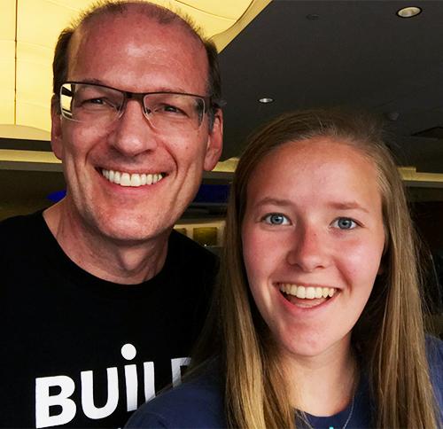 Jonathan Reckford and his daughter Lily, Ethiopia: Jonathan Reckford travels to build, Habitat for Humanity