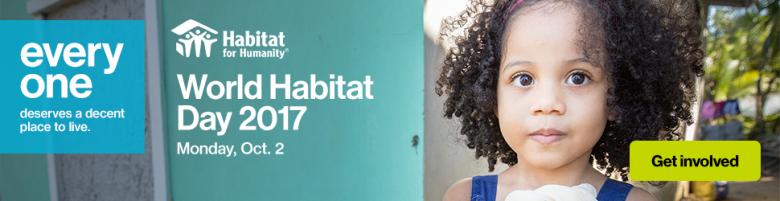 World Habitat Day, billboard web banner