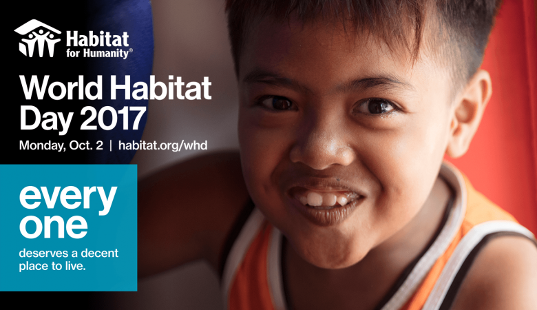 World Habitat Day, Facebook post image