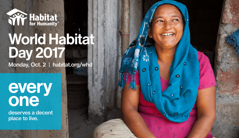 World Habitat Day, Facebook post image
