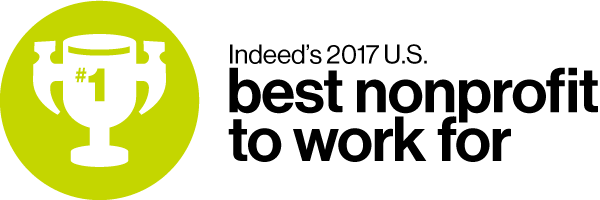 Indeed's number 1 U.S. Best Nonprofit to Work For in 2017