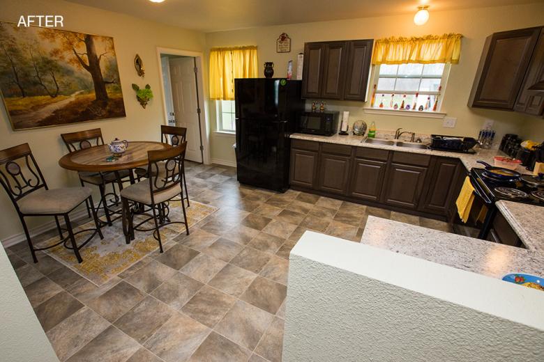 Lynn and Larry's kitchen after