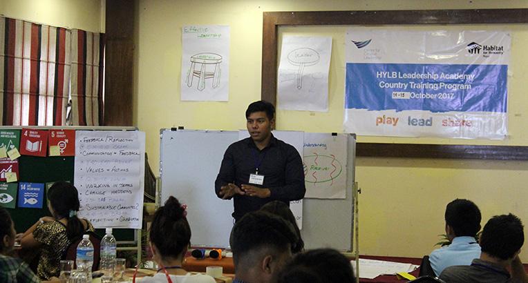 Habitat Young Leaders Build's Leadership Academy