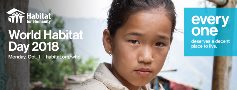 World Habitat Day, Facebook cover page image
