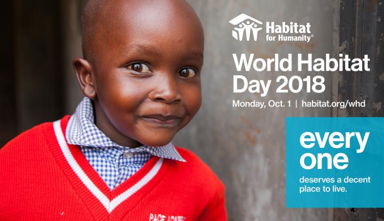 World Habitat Day, Facebook post image