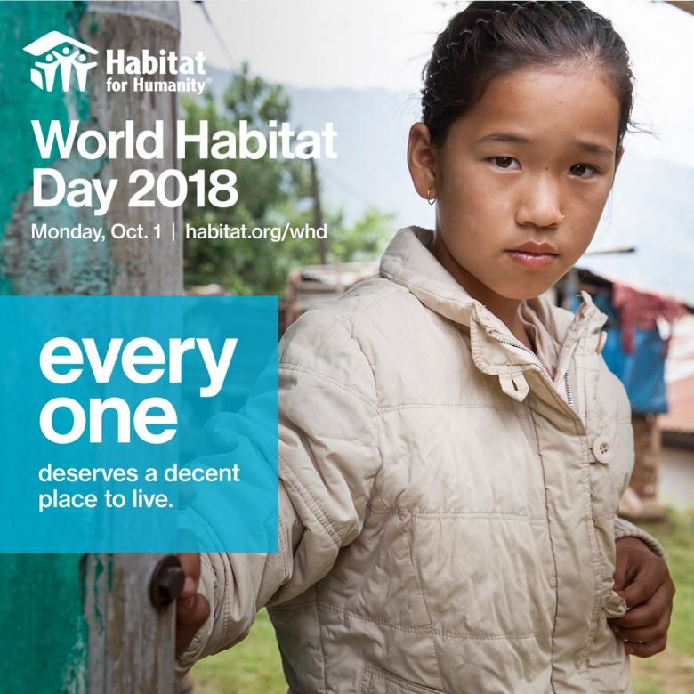 World Habitat Day, Instagram image