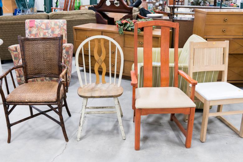 Habitat ReStore chairs