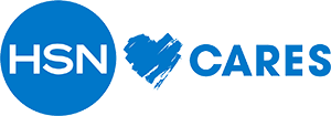 HSN Cares logo.
