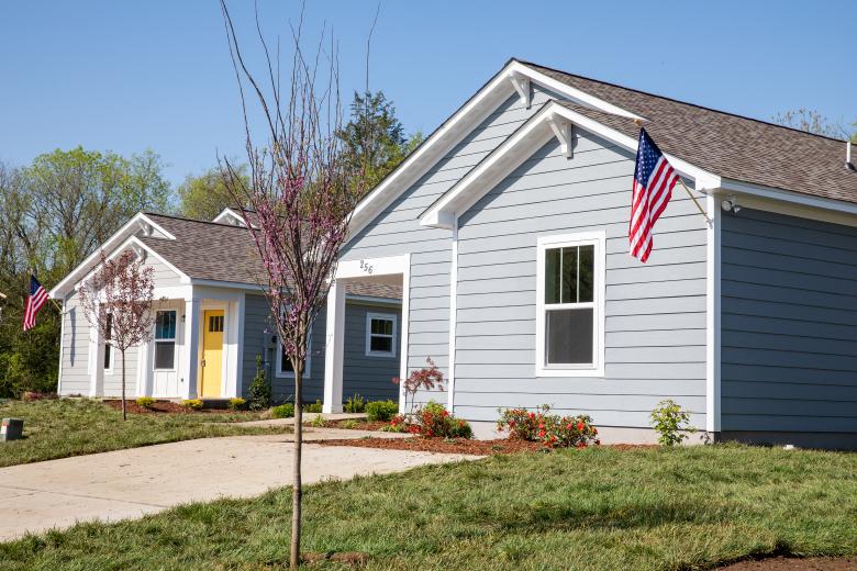 Habitat houses.