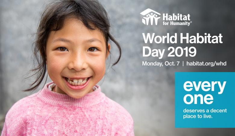 World Habitat Day, Facebook post image