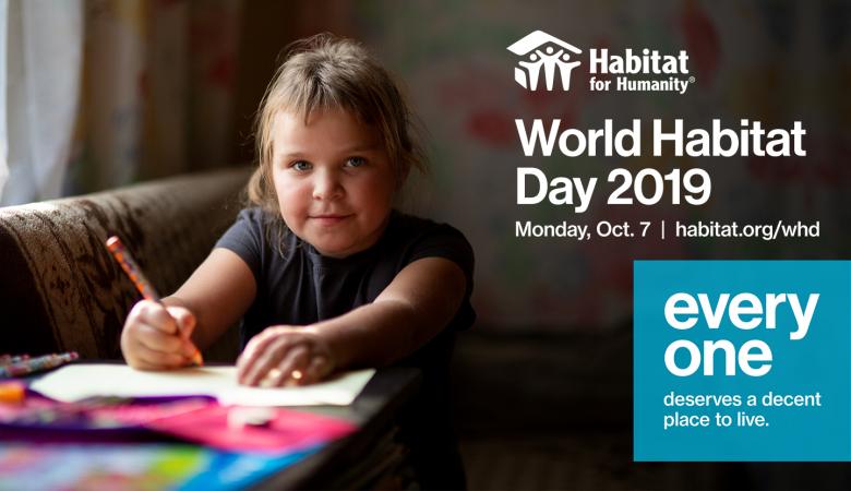 World Habitat Day, Facebook post image