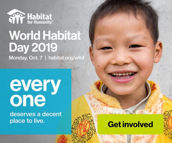 World Habitat Day, standard web banner